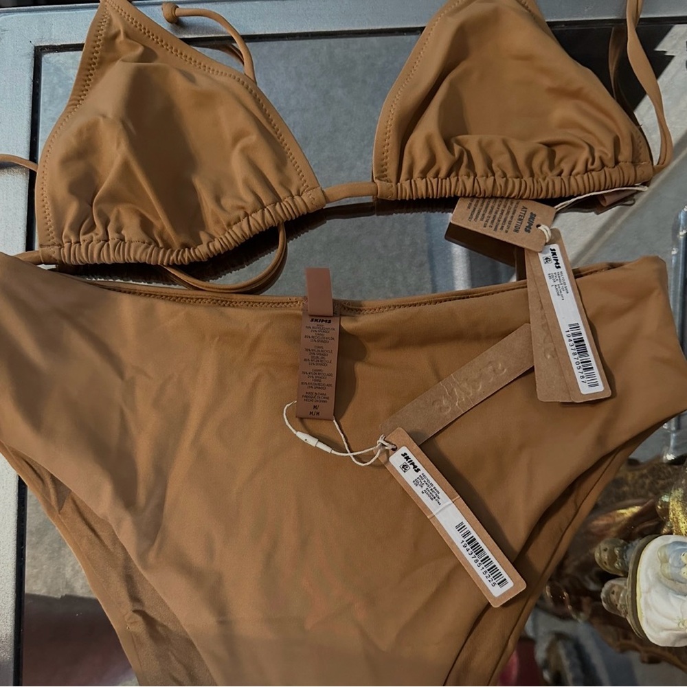 SKIMS Tan Bikini Set